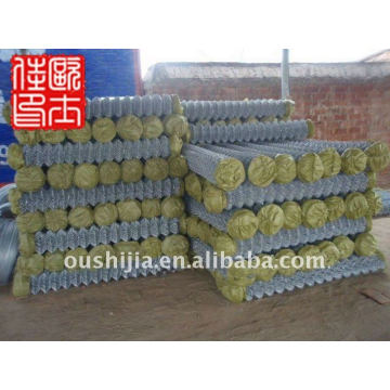 wire fence of chain link mesh&diamond shape wire mesh fence&1 vinyl coated chain link fencing mesh